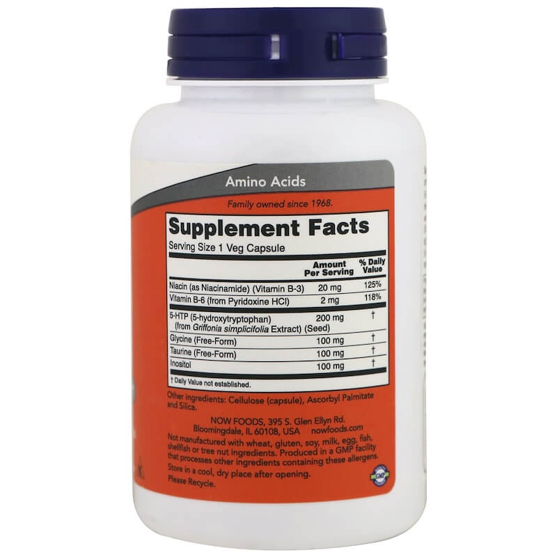 NOW Foods 5-HTP 200 mg