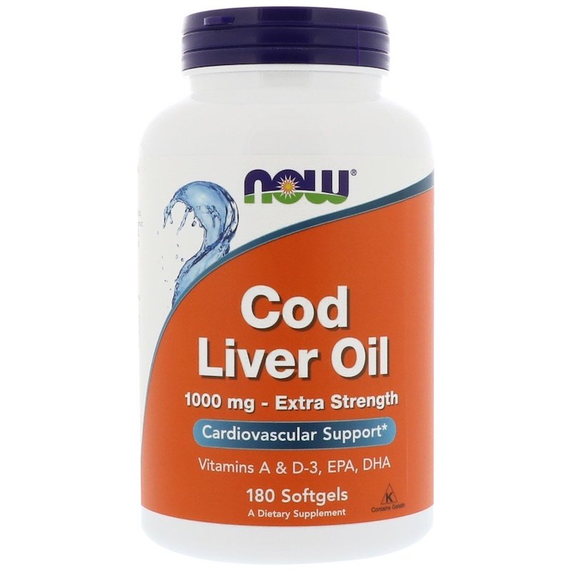 NOW Foods Cod Liver Oil 1000mg