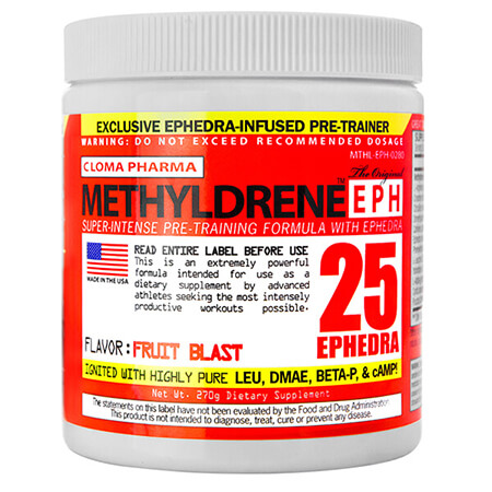 Methyldrene EPH 25 Ephedra Cloma Pharma