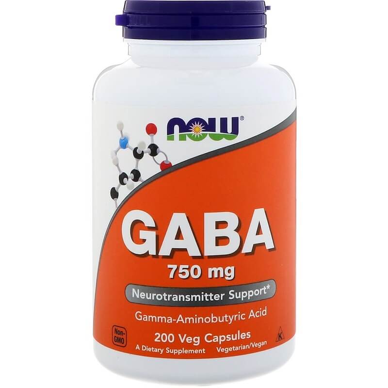 NOW Foods GABA 750 mg