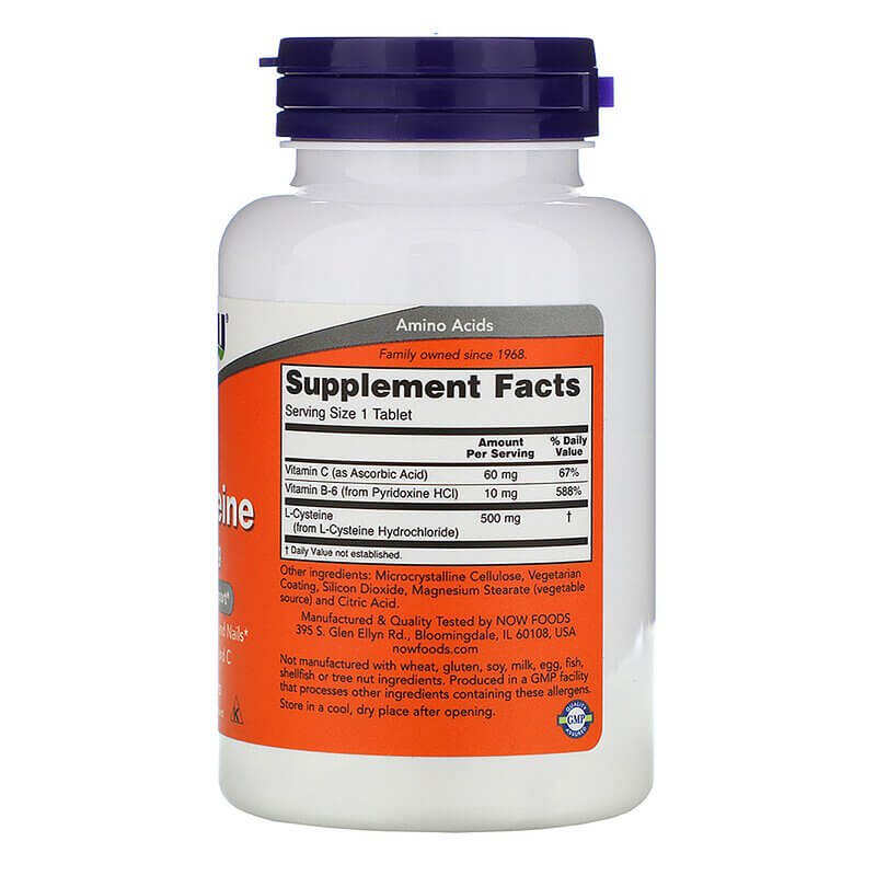 NOW Foods L-Cysteine 500 mg