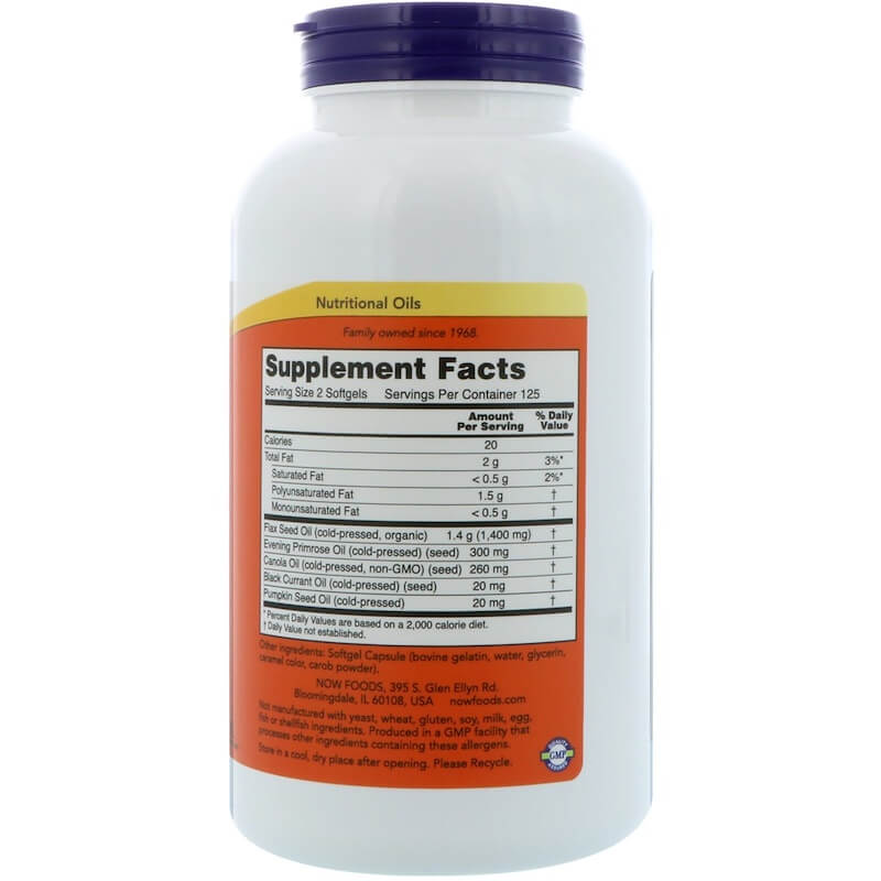 NOW Foods Omega 3-6-9 1000mg