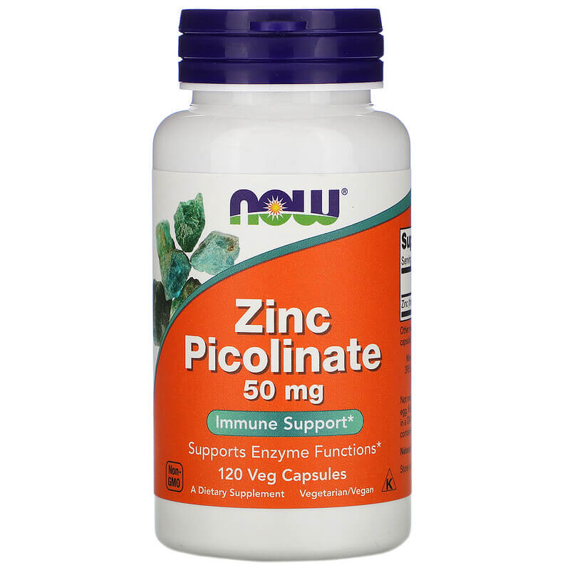 NOW Foods Zinc Picolinate 50 mg