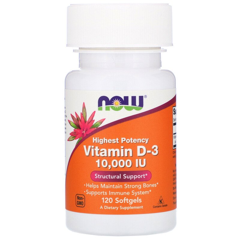 NOW Foods Vitamin D-3 10000 IU