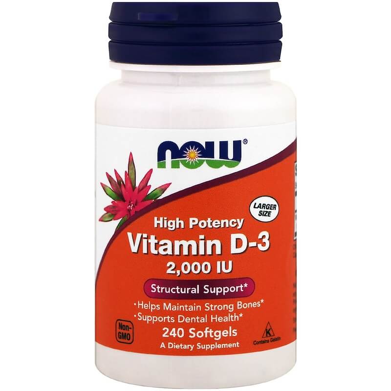NOW Foods Vitamin D3 2000 IU