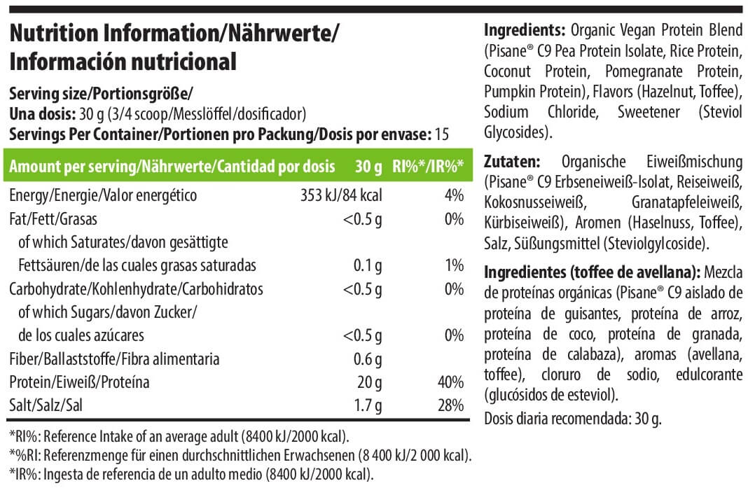 Scitec Nutrition Vegan Protein Pure Form - 450g