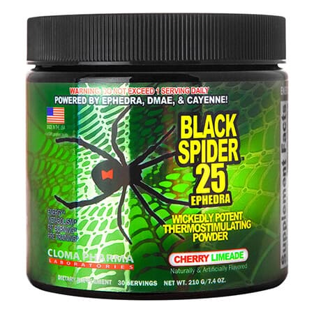 Cloma Pharma Black Spider 25 Ephedra Powder