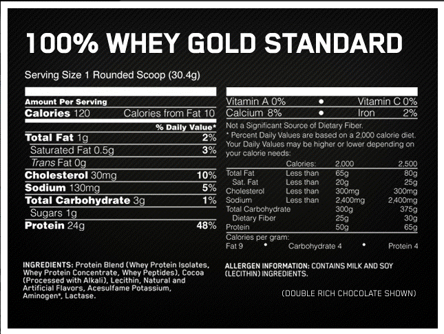 Optimum Nutrition GOLD STANDARD 100% Whey Protein