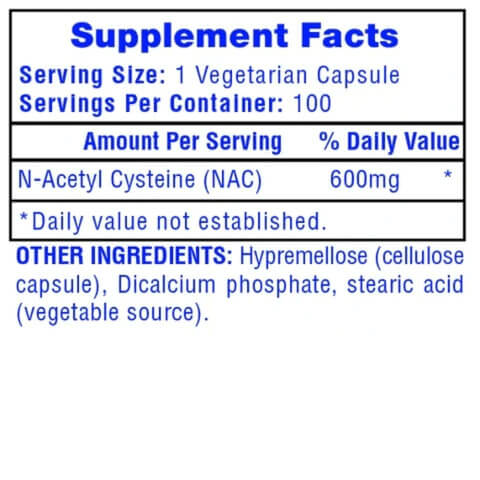 Hi-Tech Pharmaceuticals NAC 600 mg